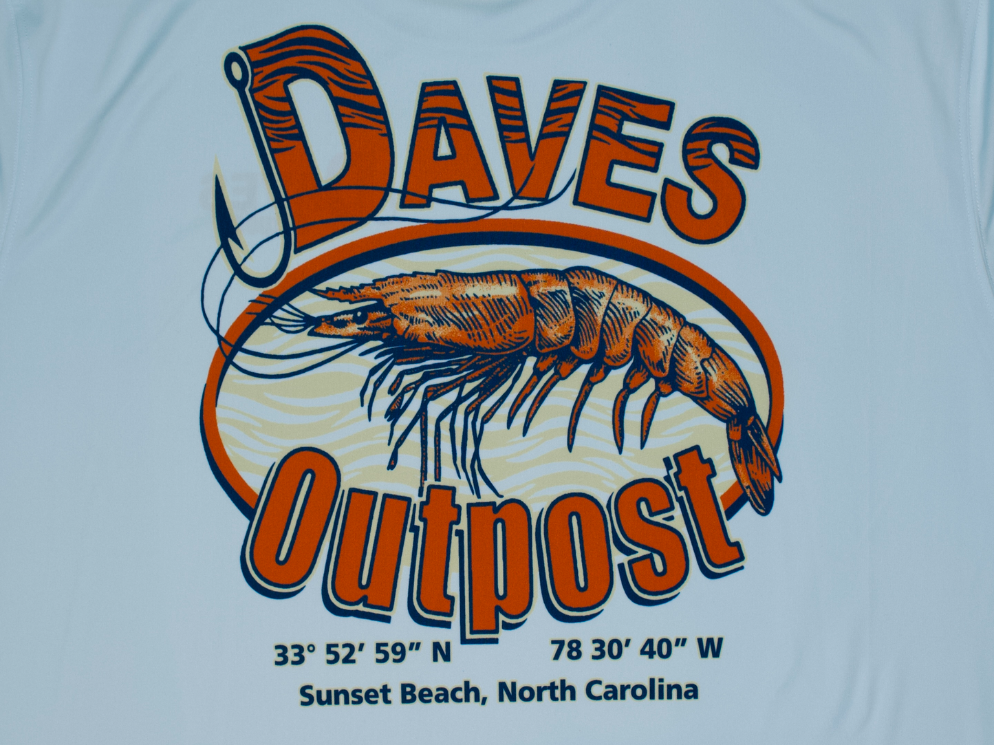 Daves Outpost Performance Long Sleeve -Shrimp