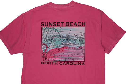 Daves Outpost Nautical Chart T-Shirt