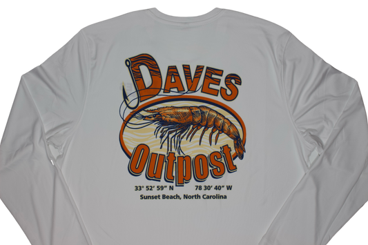 Daves Outpost Performance Long Sleeve -Shrimp