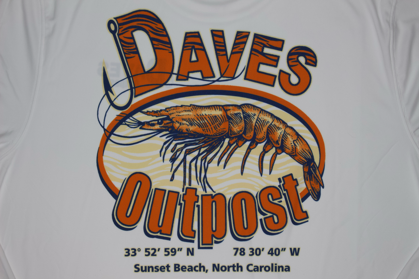 Daves Outpost Performance Long Sleeve -Shrimp