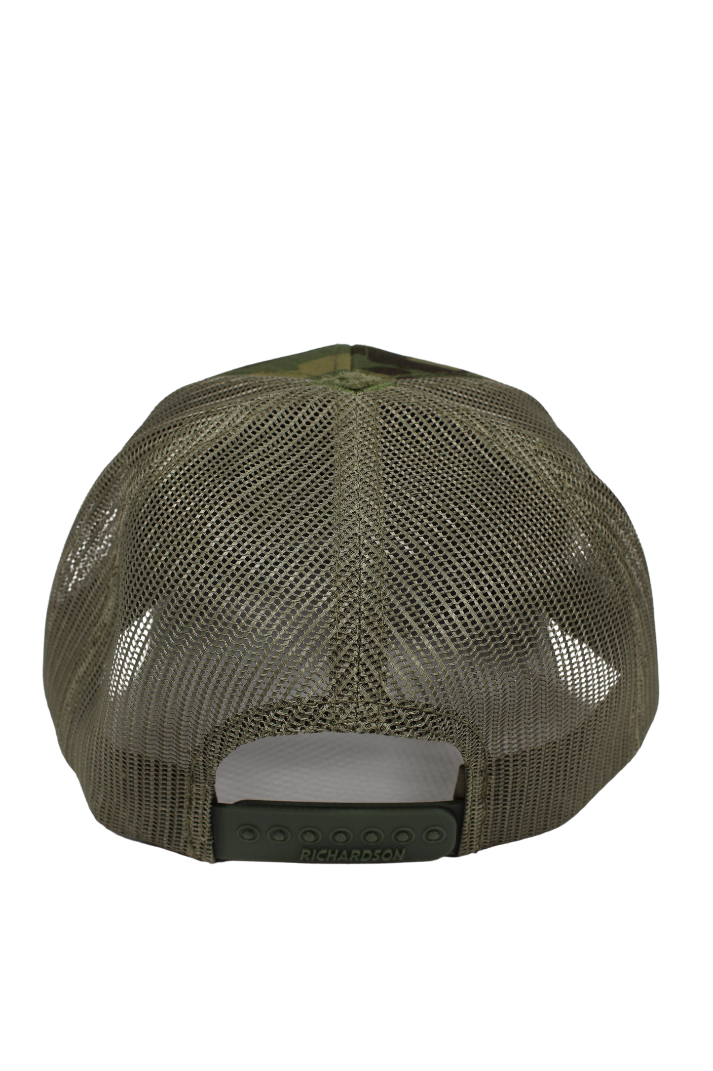 Green Camouflage Daves Outpost Leather Patch Hat
