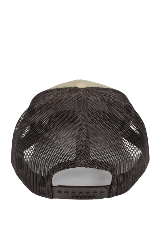 Tan Daves Outpost Leather Patch Hat