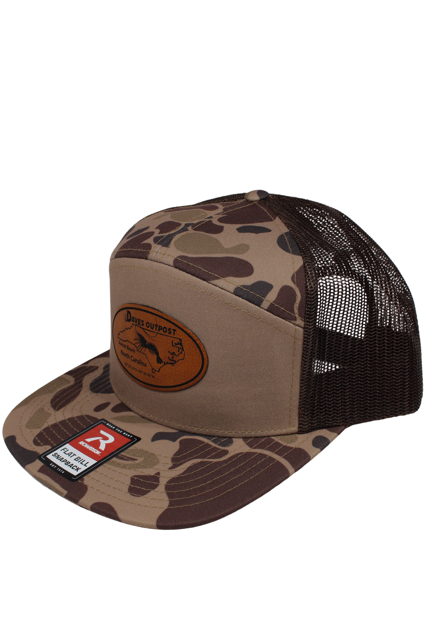 Camouflage Daves Outpost Flat Bill Hat