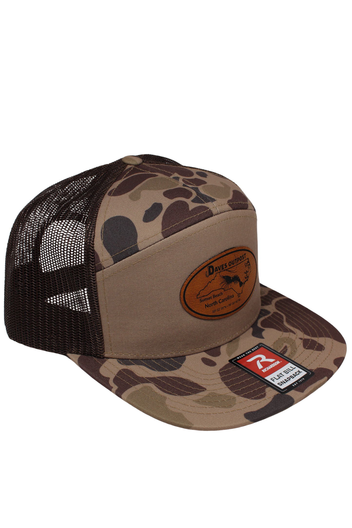 Camouflage Daves Outpost Flat Bill Hat