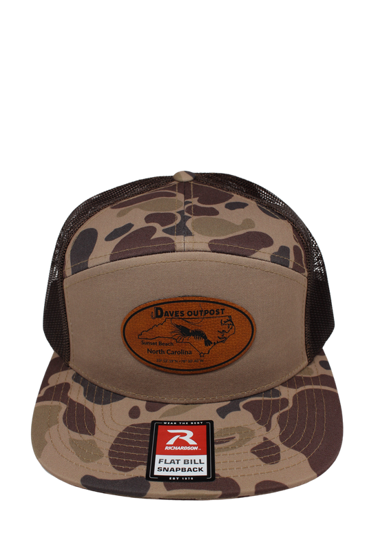 Camouflage Daves Outpost Flat Bill Hat
