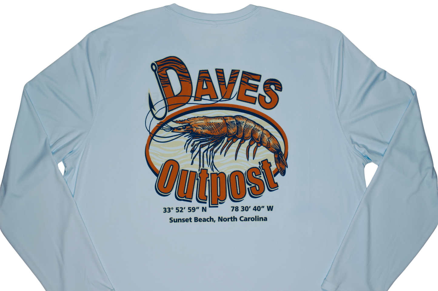 Daves Outpost Performance Long Sleeve -Shrimp