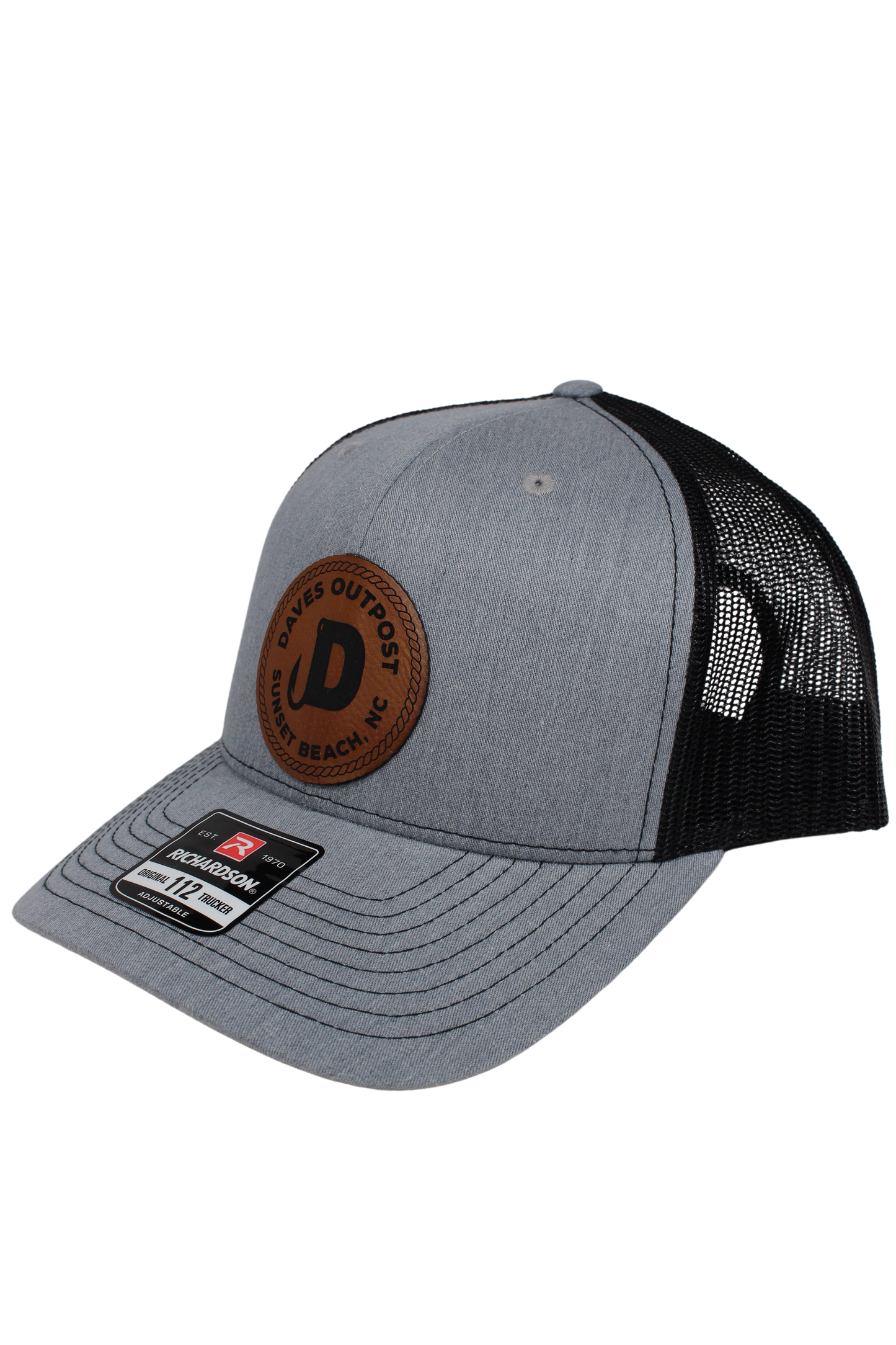 Gray Daves Outpost Leather Patch Hat
