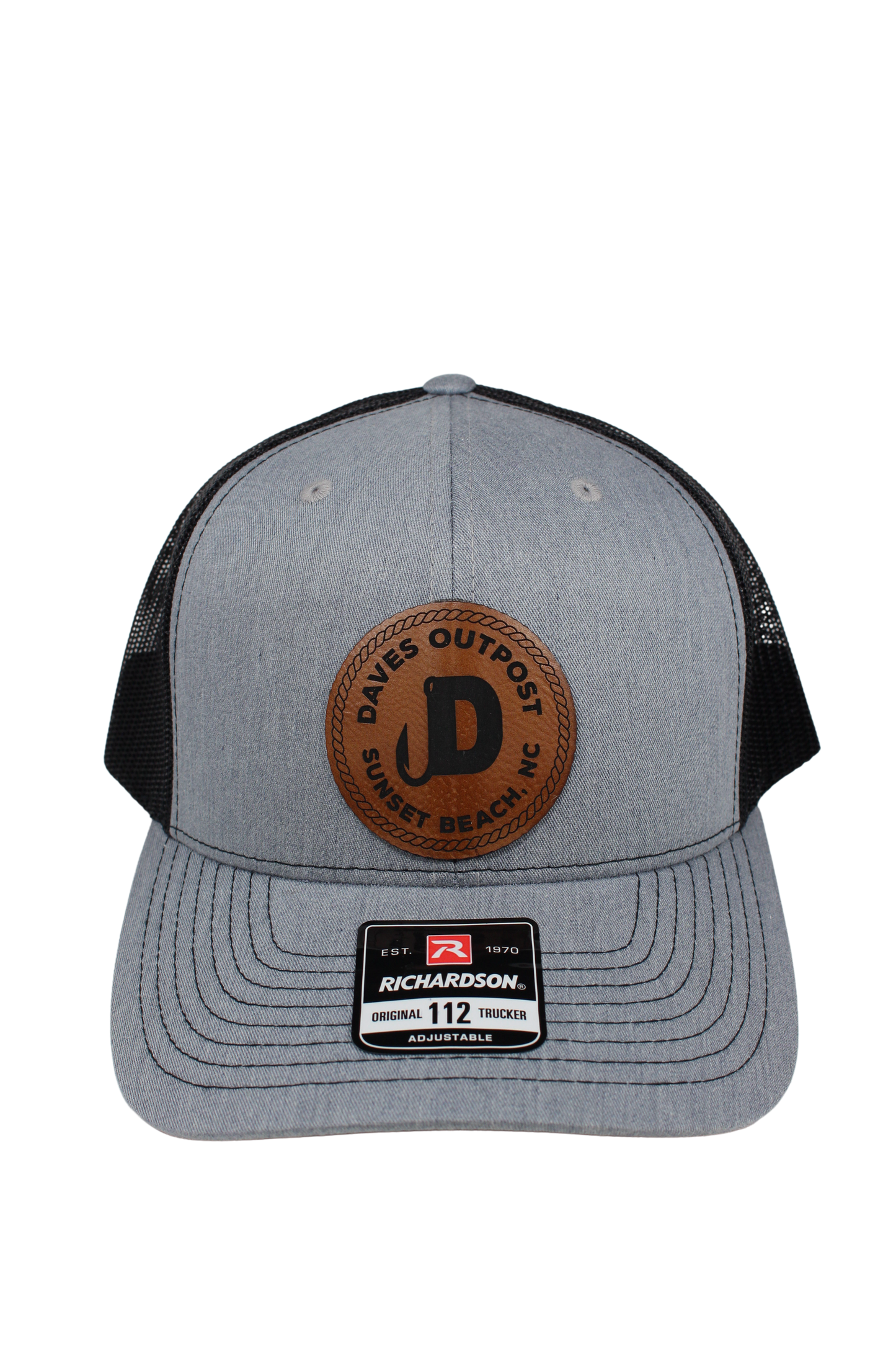 Gray Daves Outpost Leather Patch Hat