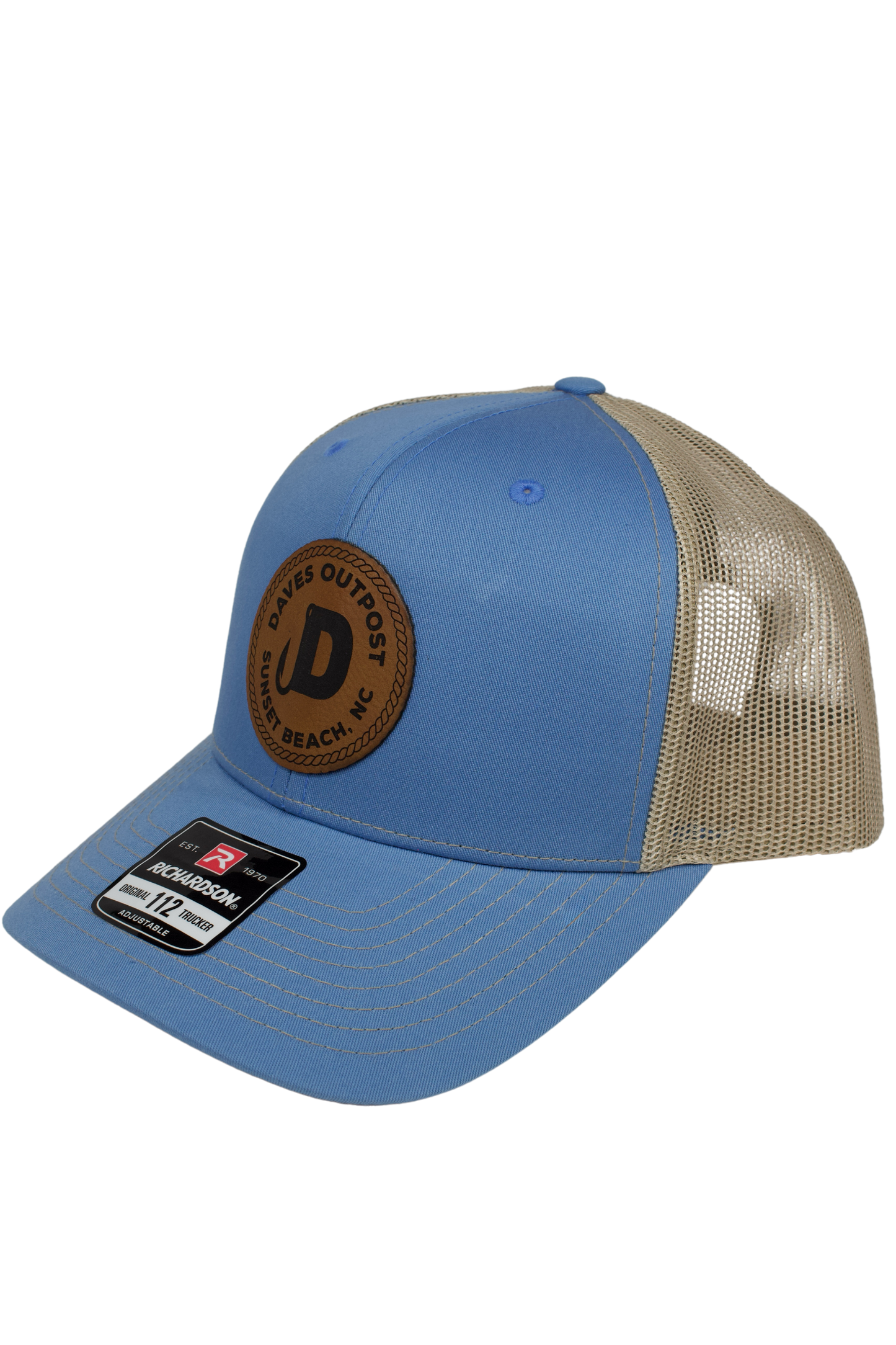 Blue Daves Outpost Leather Patch Hat