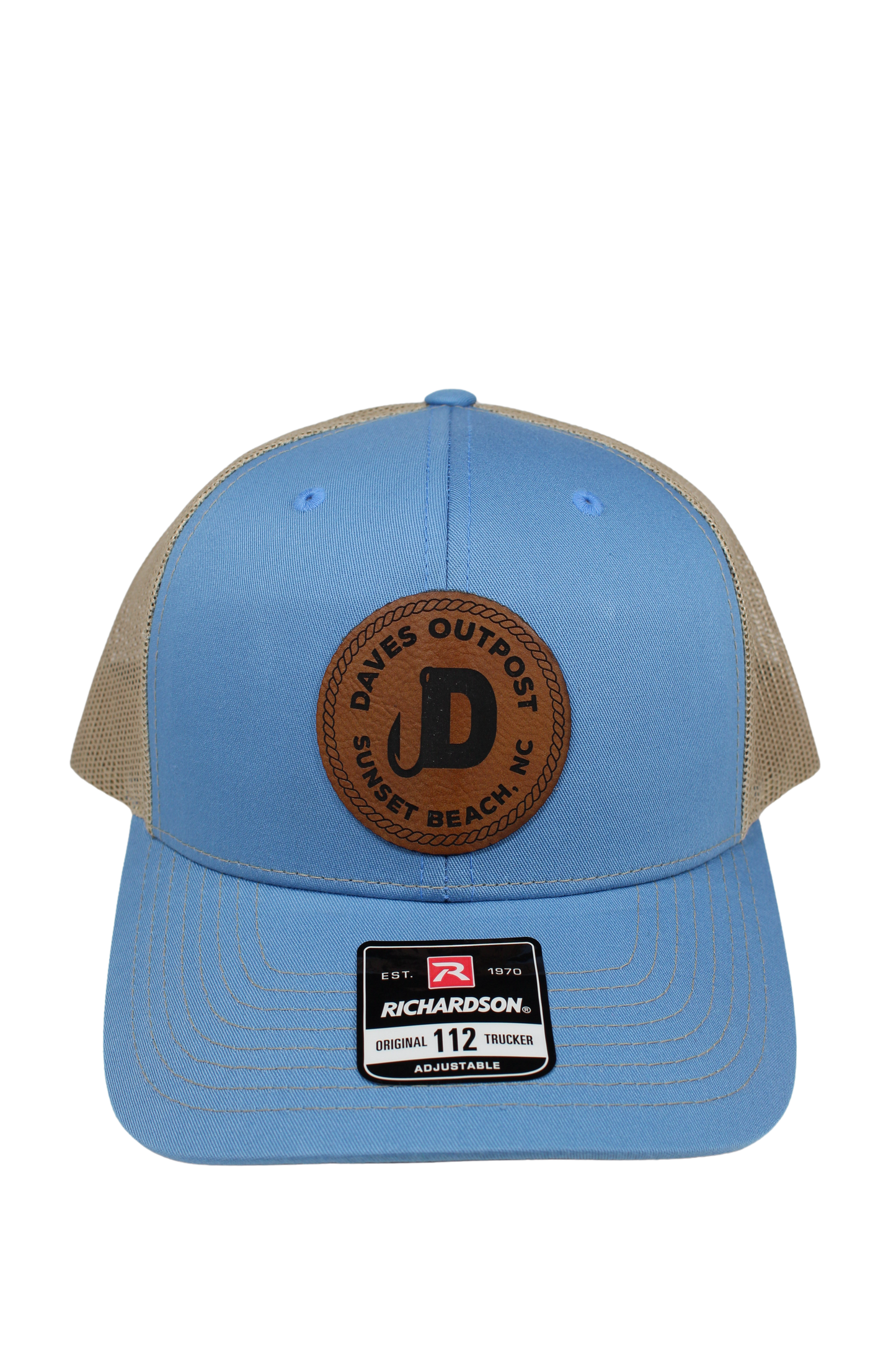 Blue Daves Outpost Leather Patch Hat